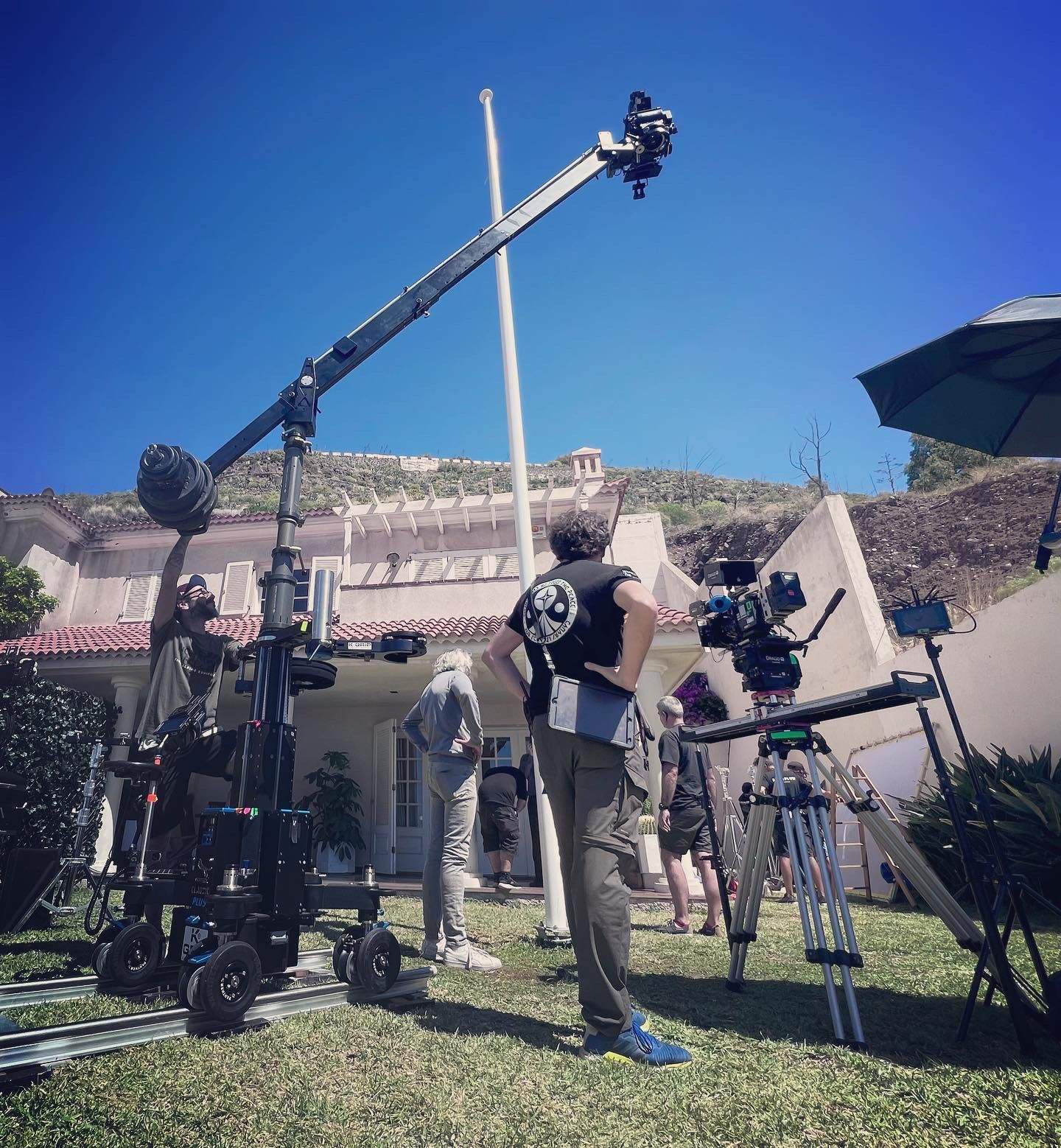 Equipo K Grip trabajando en un rodaje